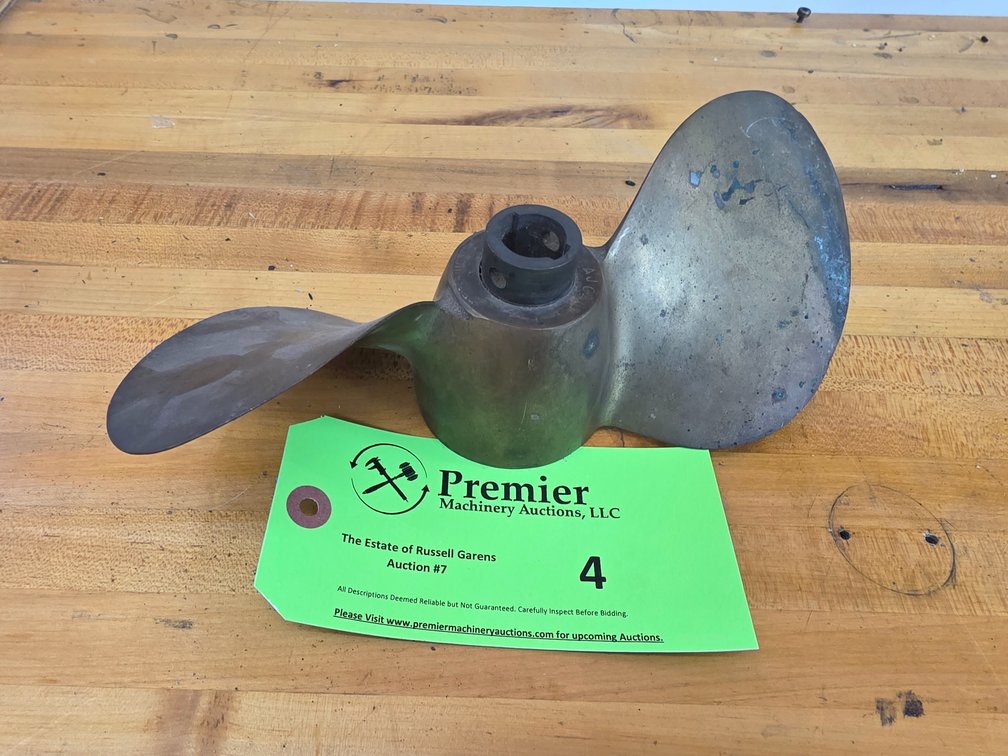 Vintage Brass Propeller.