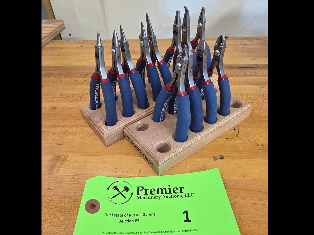 (12) Tronex Jewelers Pliers.