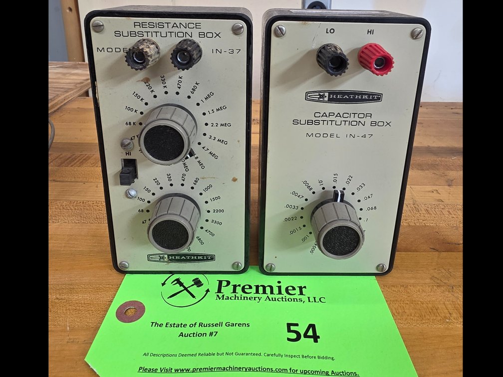 (2) Heathkit Substitution Boxes.