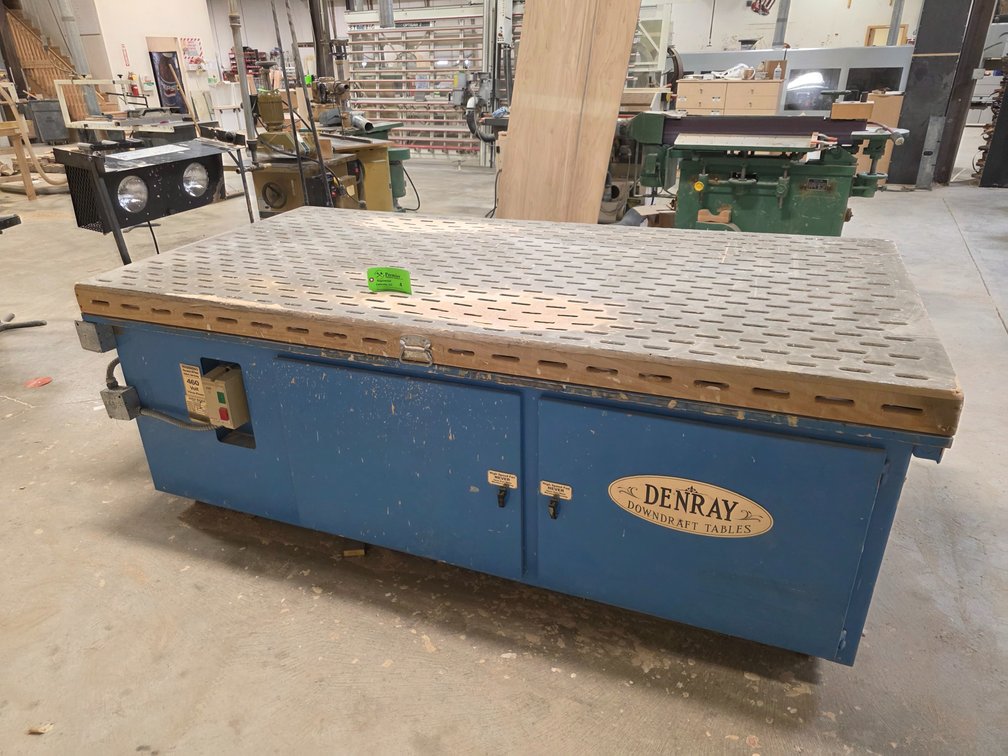Denray Machine. Model 9600, Downdraft Table. 