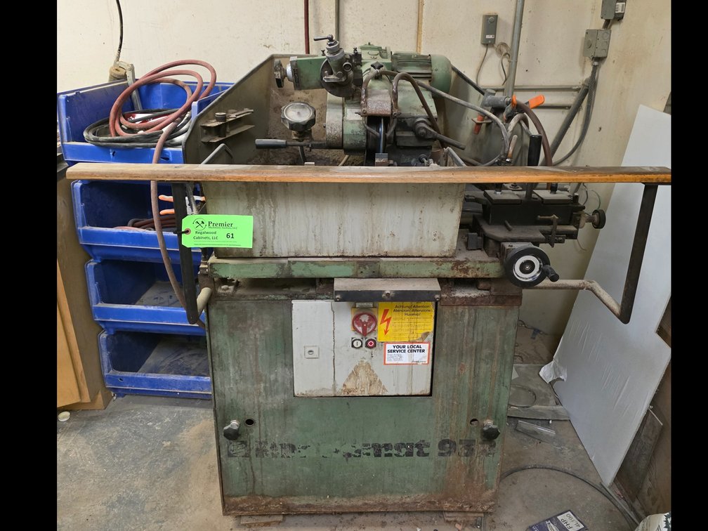 Weinig Rondomat 930, Profile Grinding Machine.