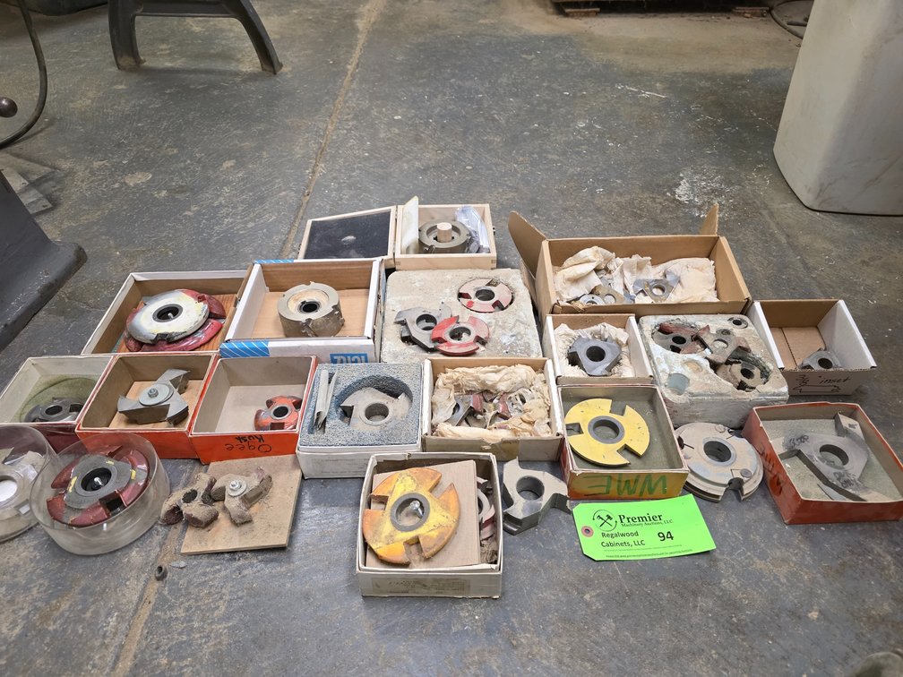 Group of Used Shaper Heads.