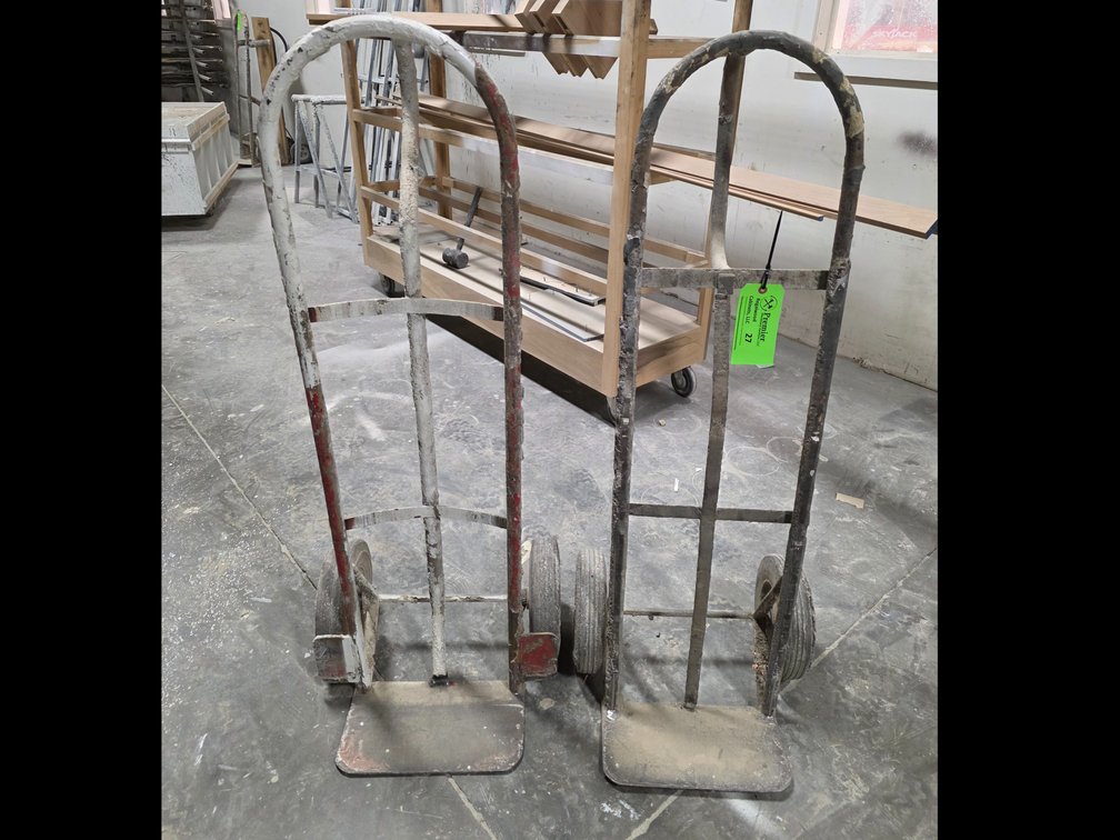 (2) 2-Wheel Hand Trucks.