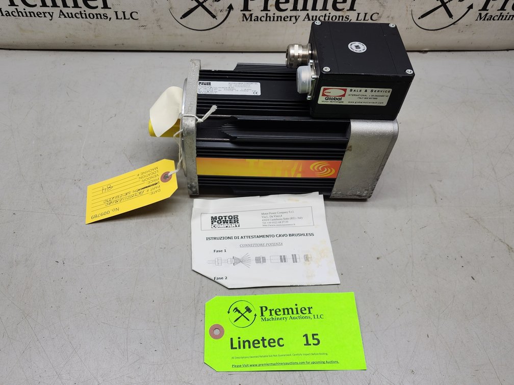 Tekna Part # WA630A40 Servo Motor. 