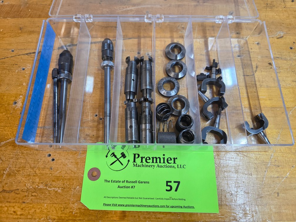 Group of Drill Pointer Pin Vises and Drill Chucks.