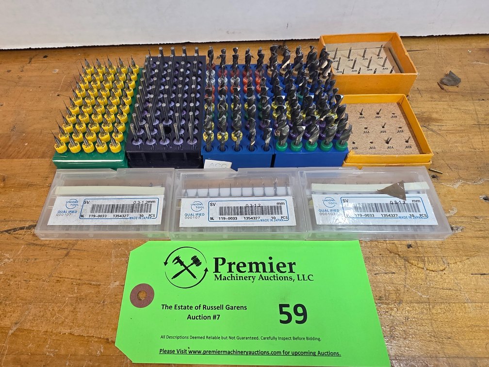 Group of Small Drill Bits (Jewelers)