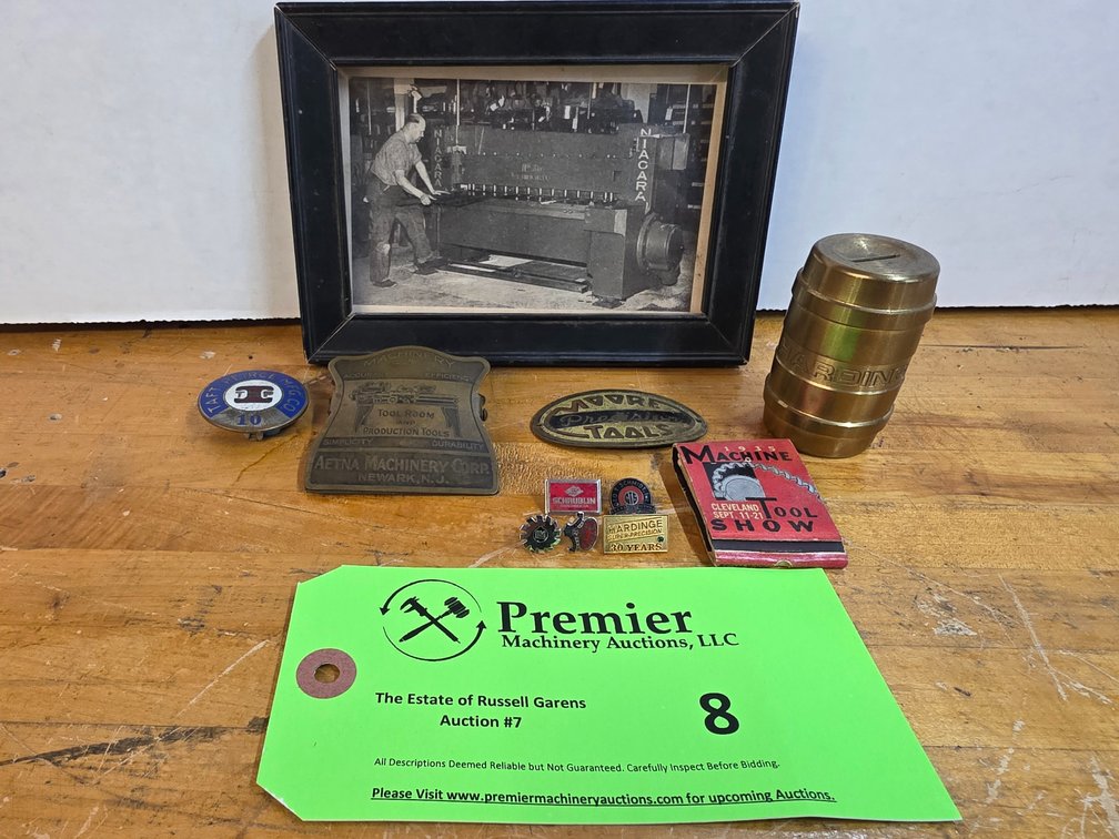 Group of Vintage Machinery Advertising Pieces.