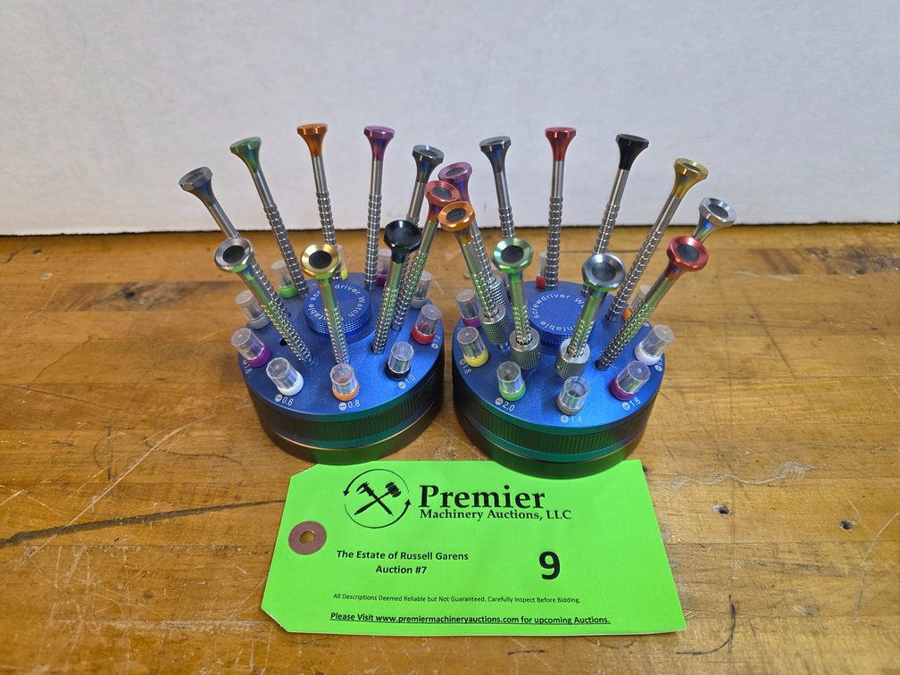 (2) Watchmakers Screw Driver Sets