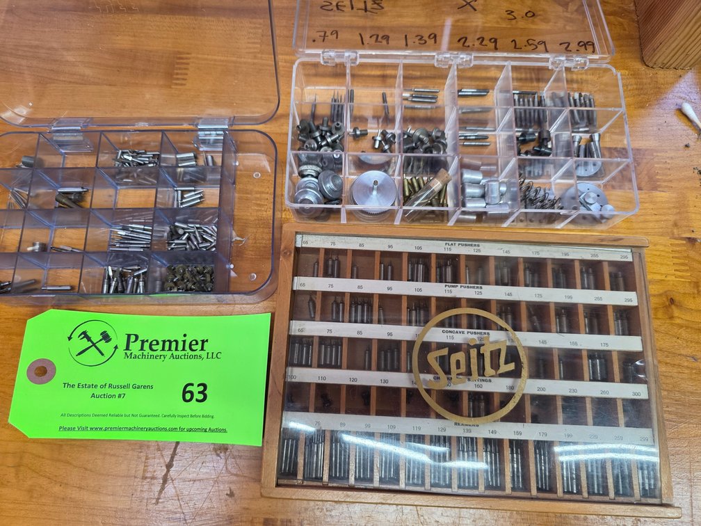 Mostly Seitz Setting Press Parts Tooling and More. 