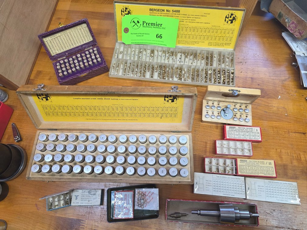 Large Quantity of Assorted Watch Bushings, and More. 