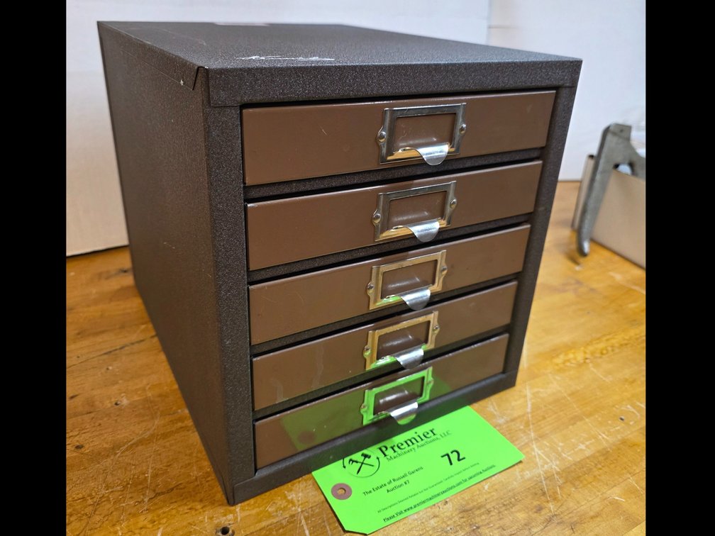 Kennedy Style No. 5-D, 5-Drawer Cabinet.