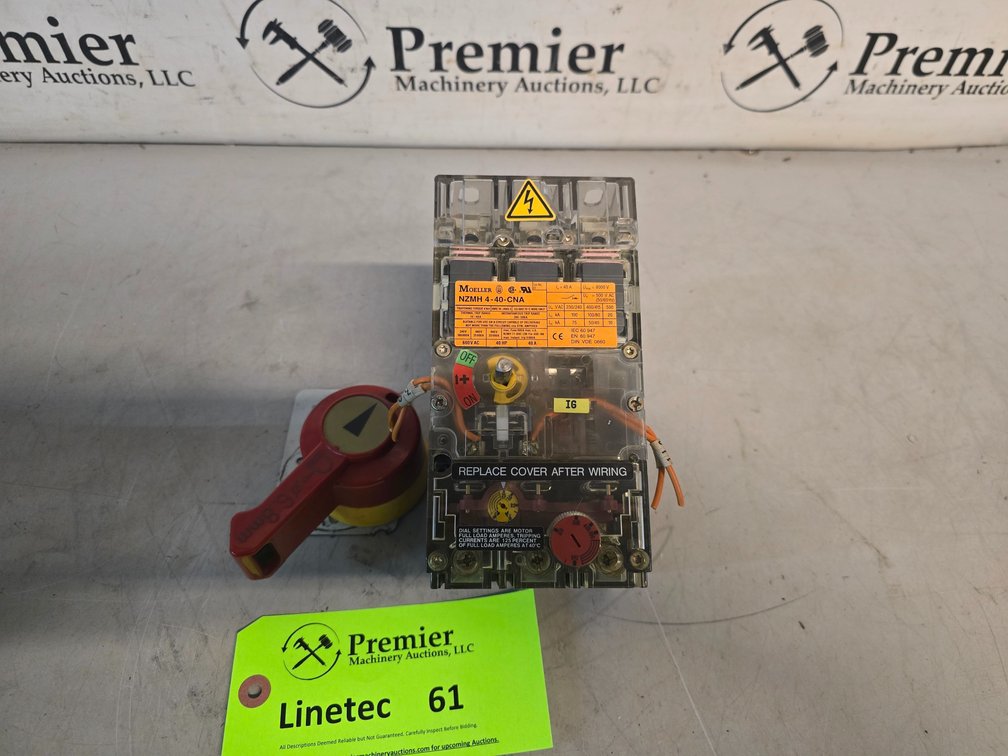Moeller No. NZMH 4-40-CNA Main Switch 