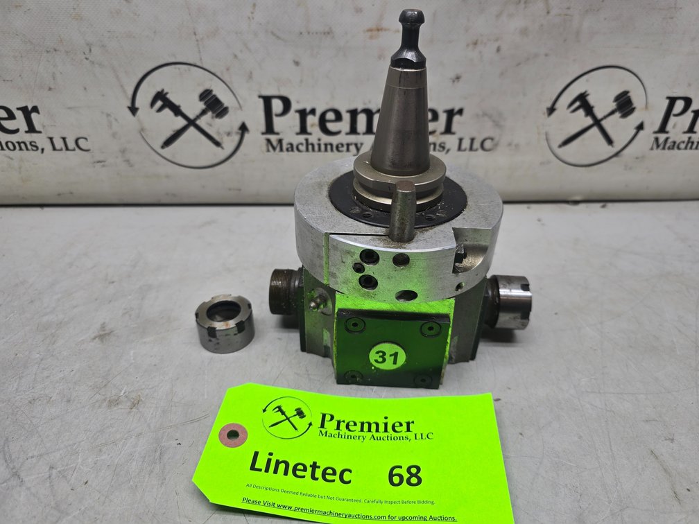 Double Angle Head Collet Type Live Tool