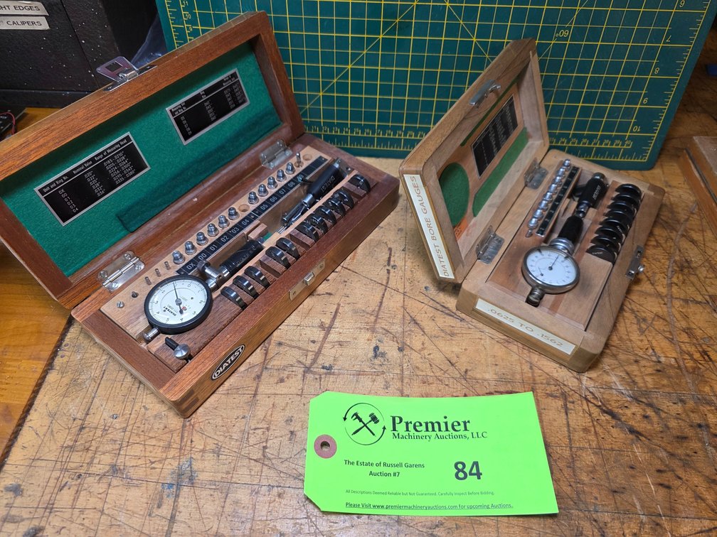 (2) Diatest Bore Gage Sets. 