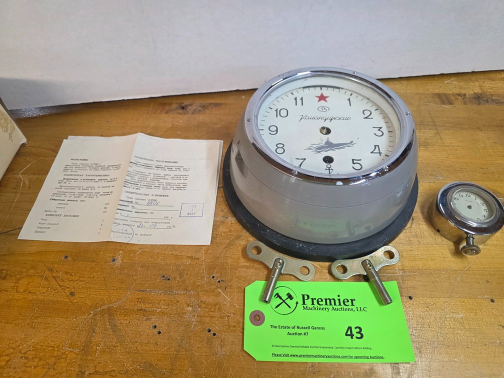 Russian Submarine Clock