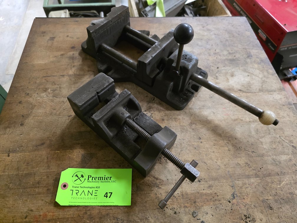 (2) Drill Press Vises. 