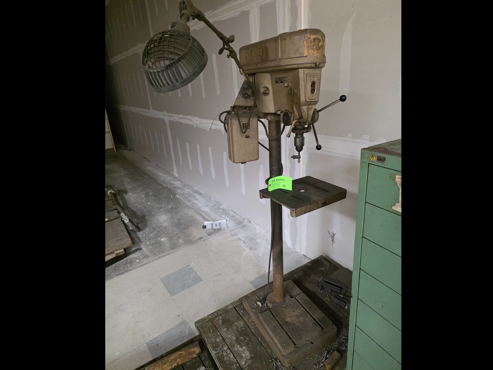 Delta Rockwell Cat. No. 15-665, 3/4 HP Floor Standing Drill Press. 