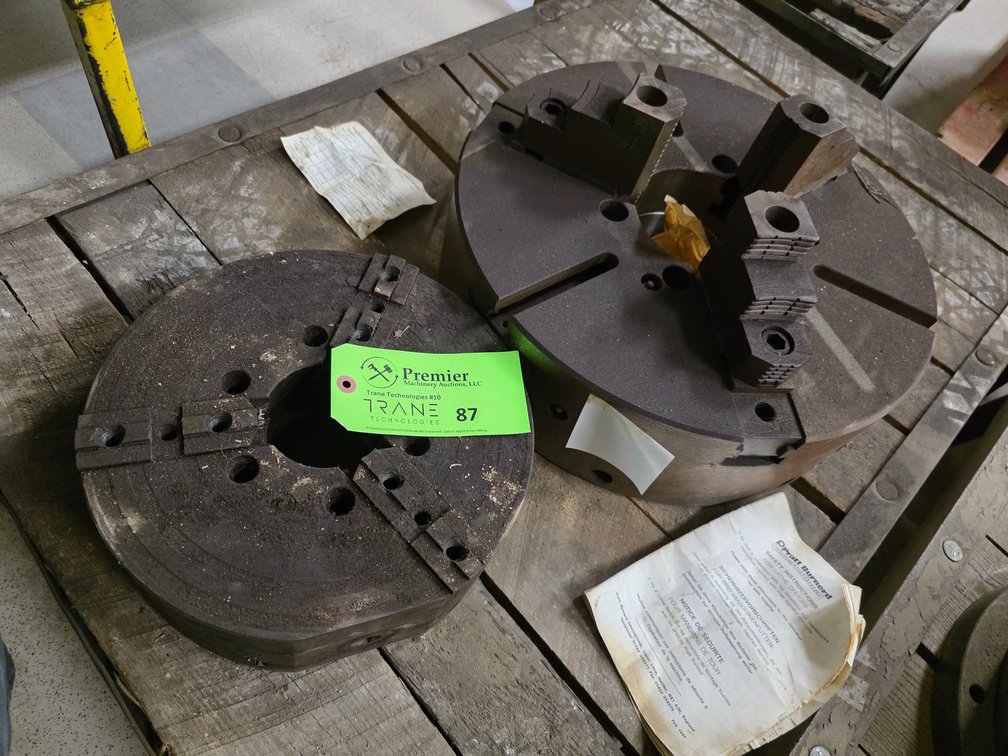 (2) 3-Jaw Chucks. 