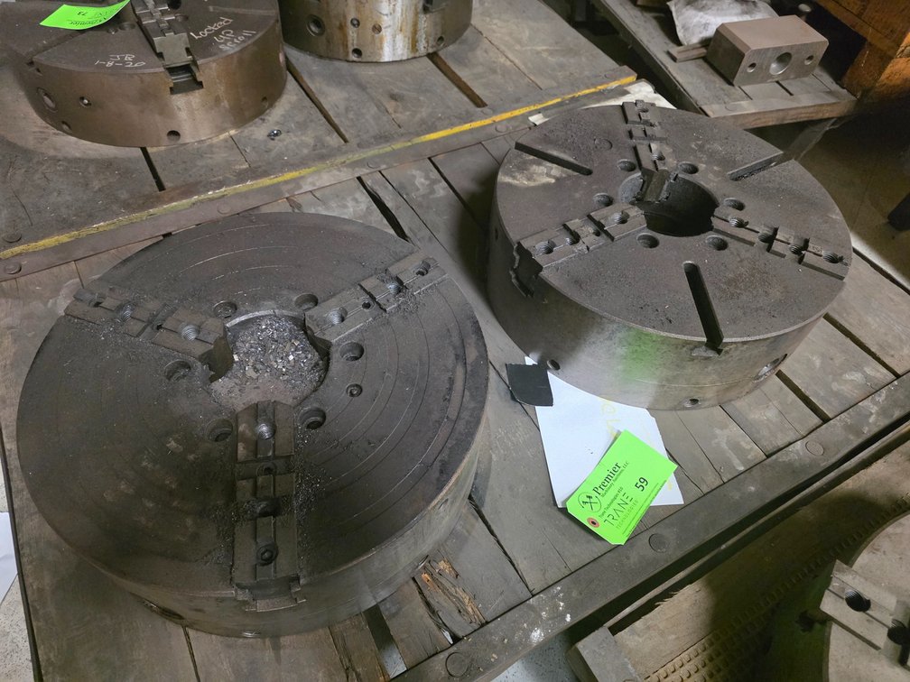 (2) 18" Lathe Chucks.