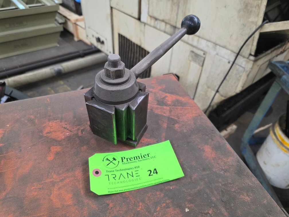 Aloris CXA 2-Sided Quick Change Tool Post. 
