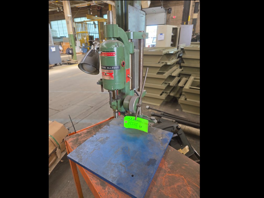 Electro-Mechano Model 105W, High Speed Benchtop Drill Press. 