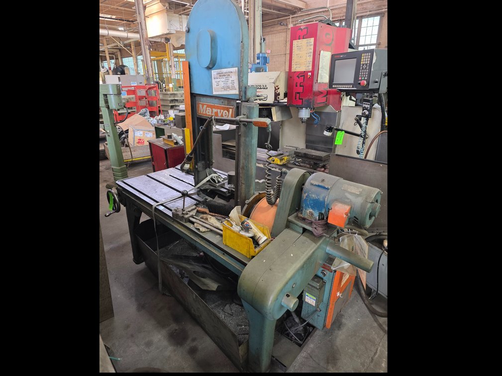 Marvel Model 8/M8 Tilt Frame Vertical Bandsaw.