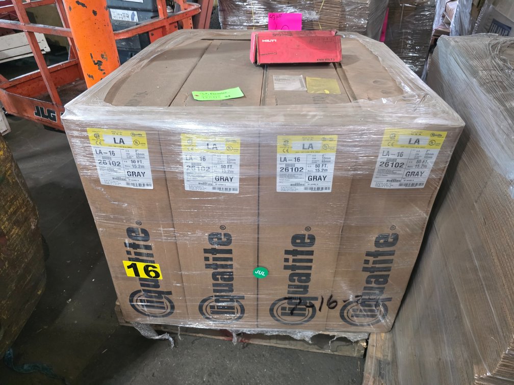 (5) Cases of Liquatite 50' Rolls of 2" Liquid Tight Flexible Metal Conduit. 