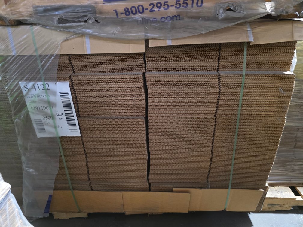 (500) Approx. 12" x 12" x 6" Cardboard Boxes. 