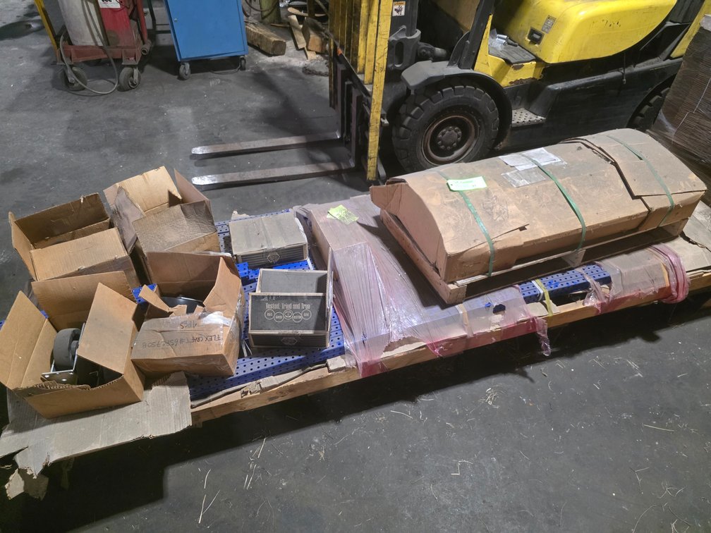 Appears (3) Rolling Shelving Units. 