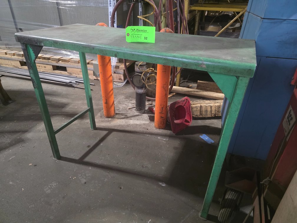48" x 20" x 36-1/2" Steel Worktable. 
