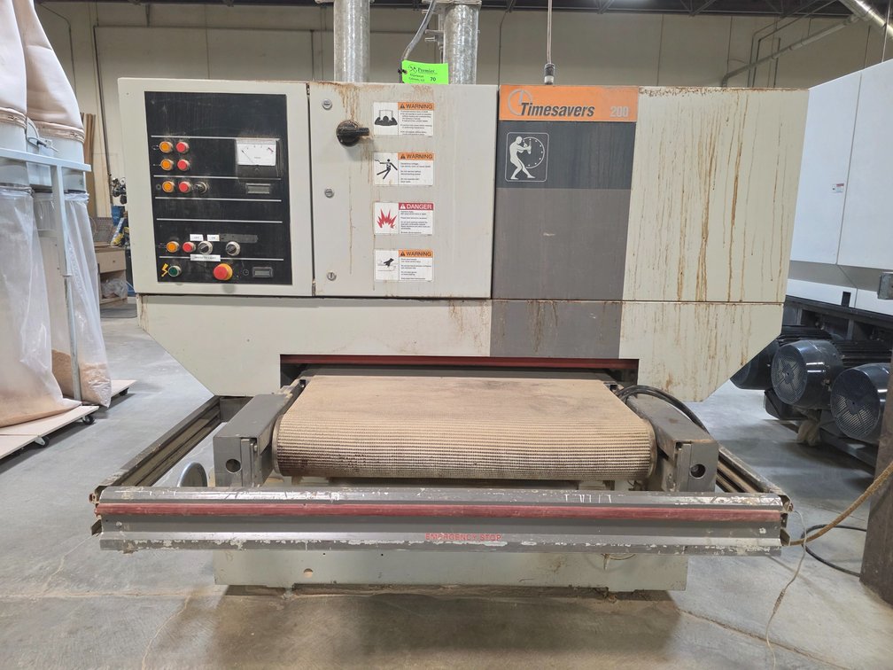 Timesavers Model 37-2 OB, Belt Sander.
