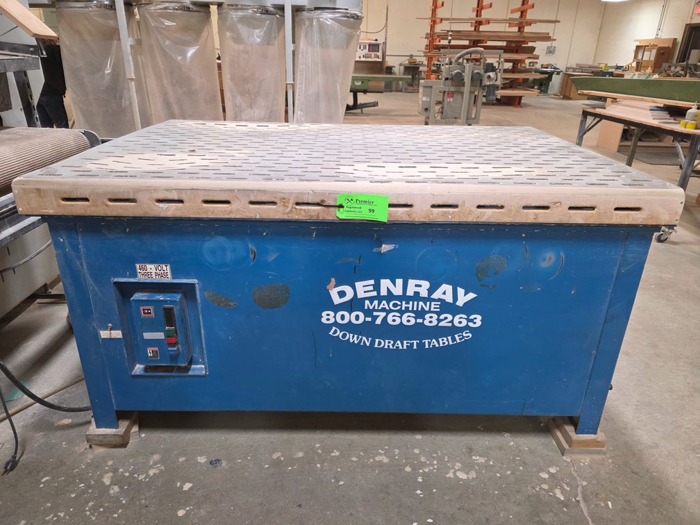 Denray Machine Downdraft Table.