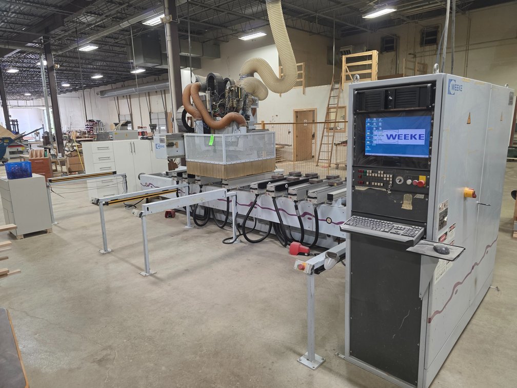 Weeke Optimat BP 150, Point to Point CNC Router