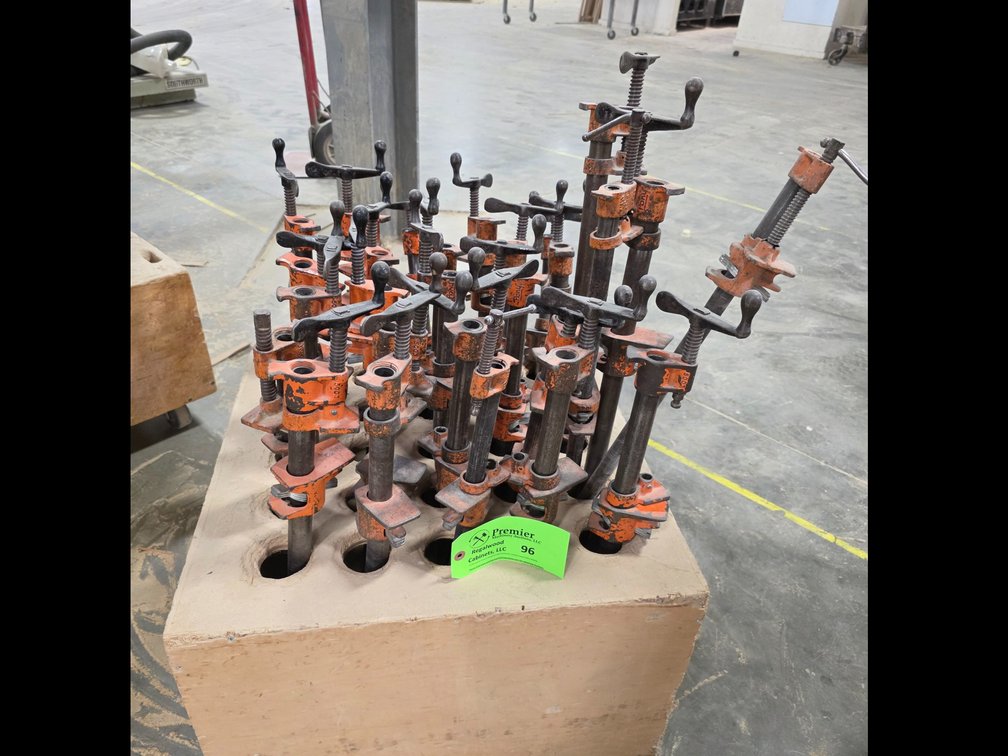 (27) Pony Pipe Clamps. 