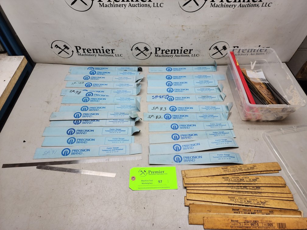 Feeler Stock Assortment. 