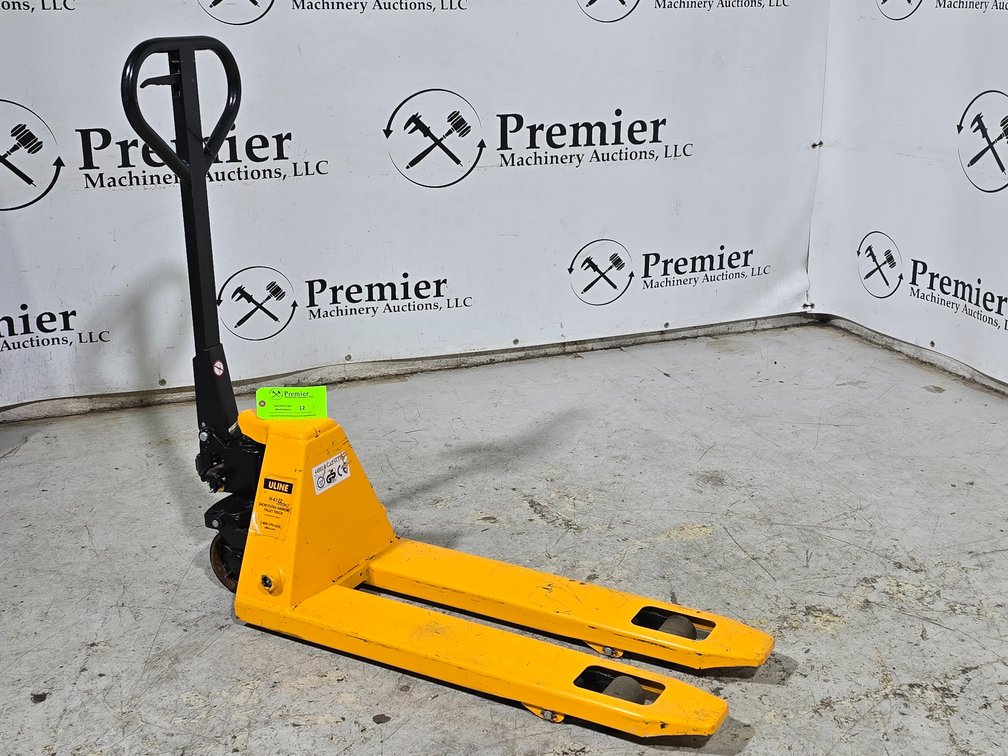Uline Model H-4122 Short and Narrow Pallet Truck. 