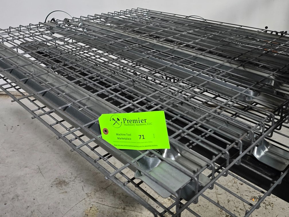 (4) Wire Pallet Rack Decking.