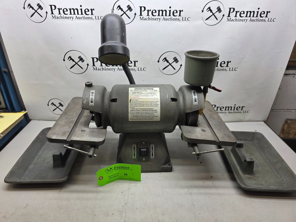 Central Machinery Industrial 6" Double End Tool Grinder. 