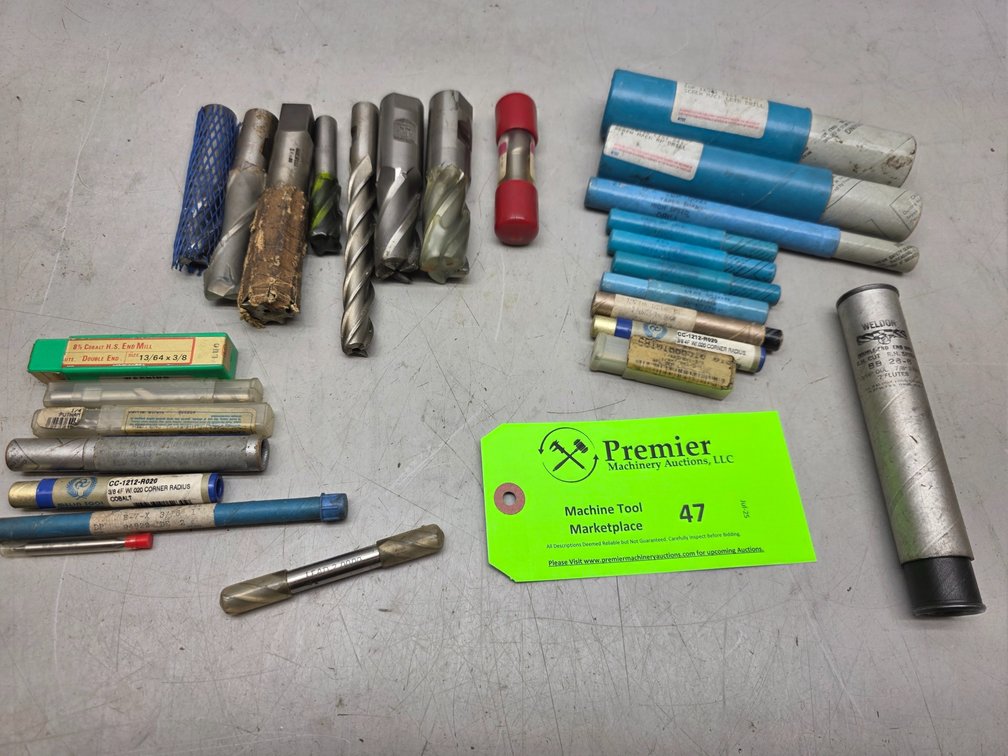 Assorted HSS Perishable Tooling. 