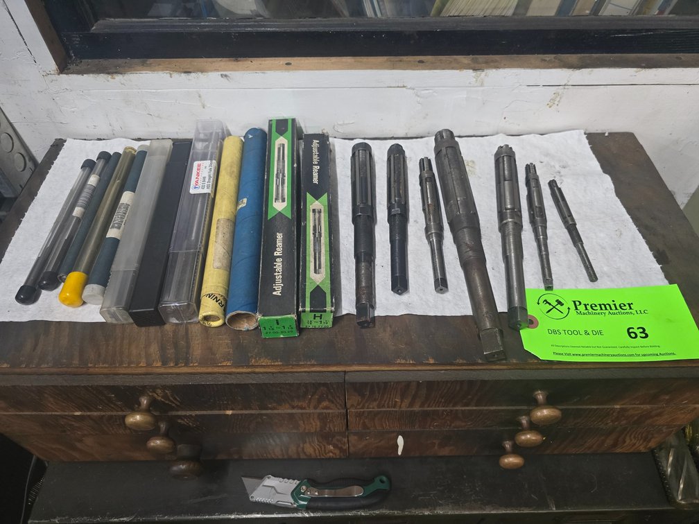 (19) Straight Shank and Adjustable Reamers