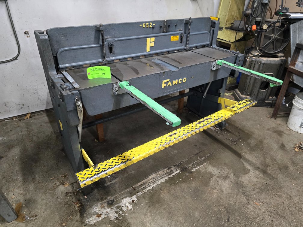 Famco No. 652, 52" Stomp Shear. 