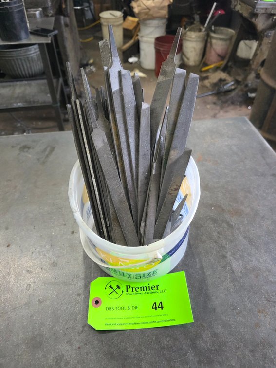 Bucket of Metal Files