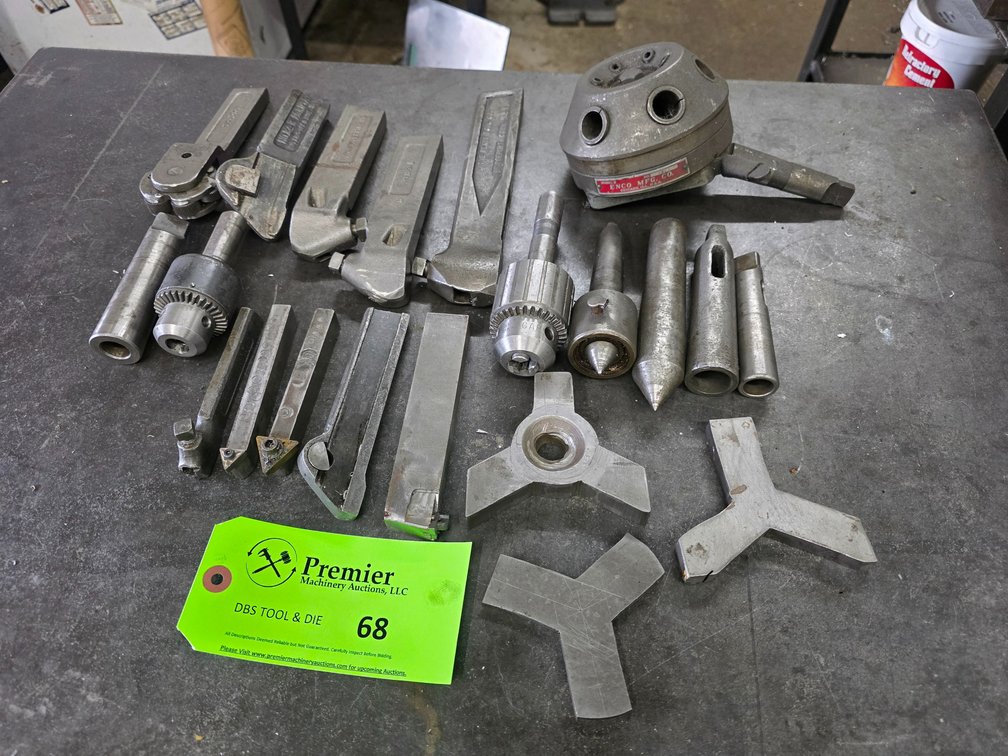 Group of Assorted Lathe Tooling 