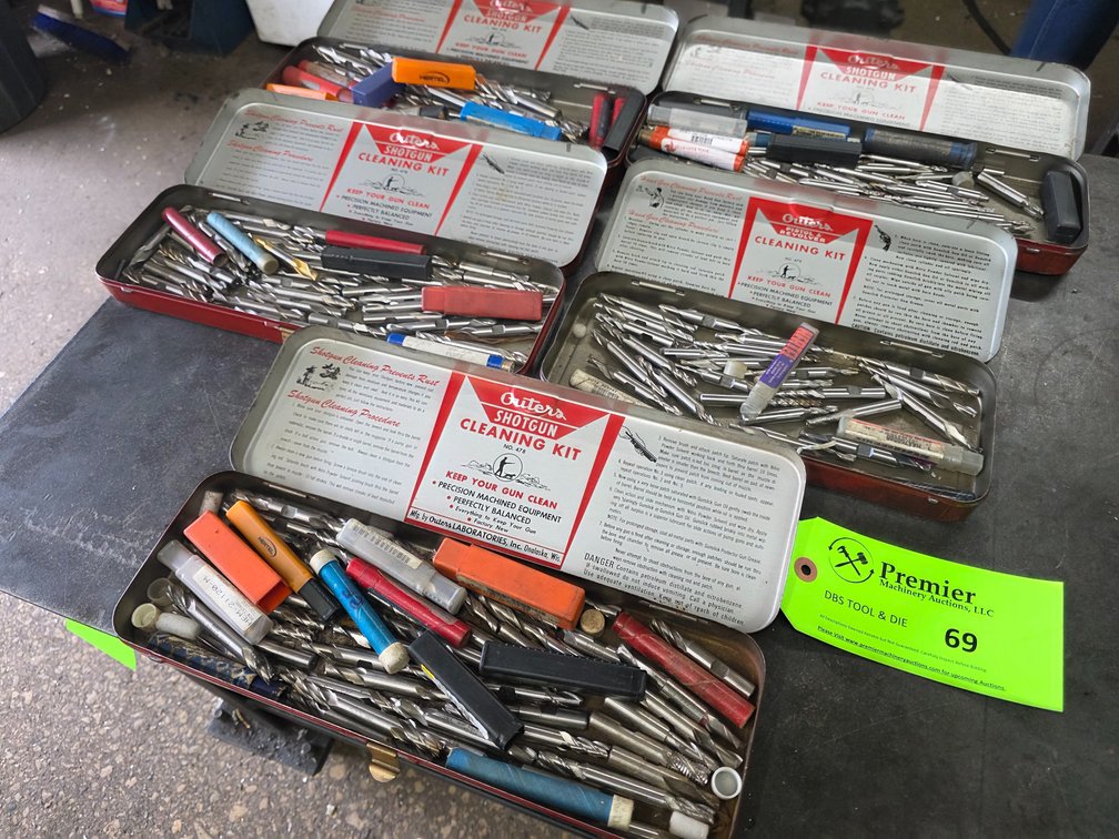 Group of Assorted HSS Endmills