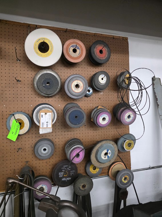 Group of Used Grinding Wheels