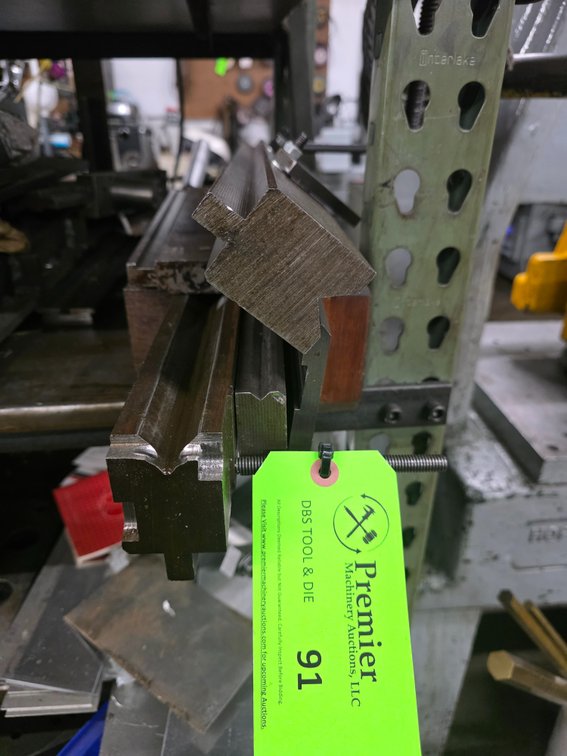 Group of Press Brake Die Sections.