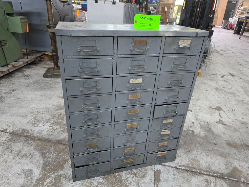 27-Drawer Small Parts Cabinet. 