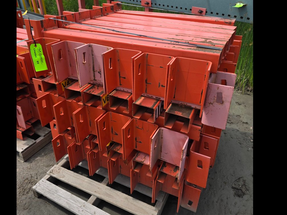 Pallet of 36" L Arms for Cantilever Rack.