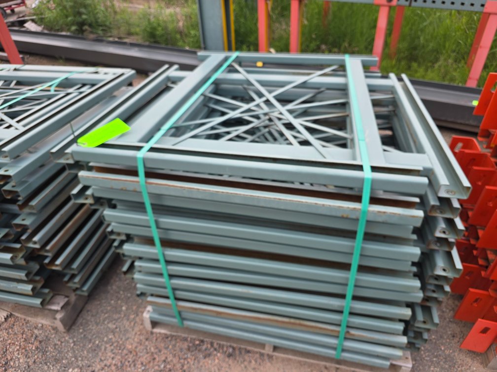 Pallet of Cantilever Rack Upright Supports