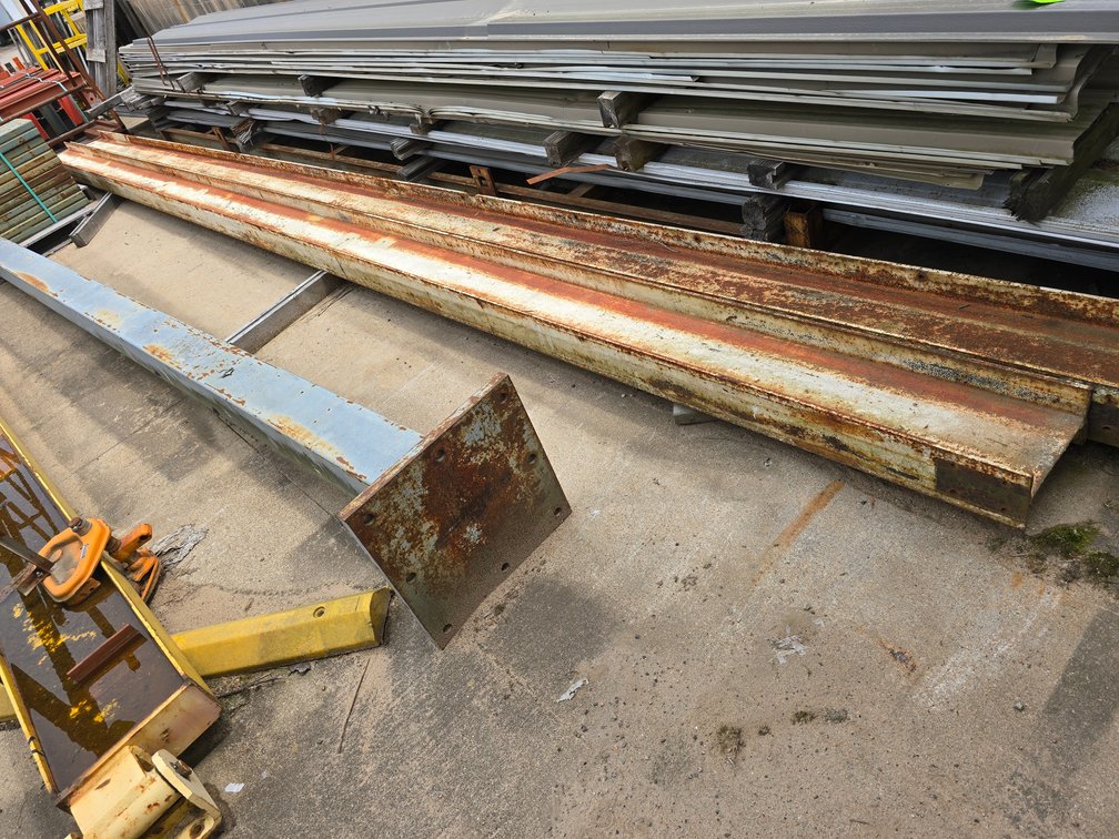 Support Post with (2) I-Beams